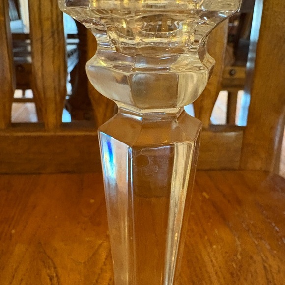 Mikasa Cambridge Clear Crystal Candlestick Pair — New Without Box - Picture 2 of 15
